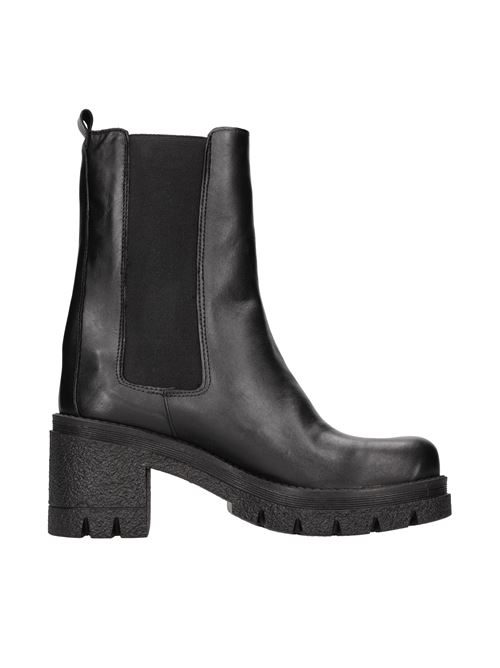 Tronchetti in pelle e tessuto TREND | C6U VIT.NERO